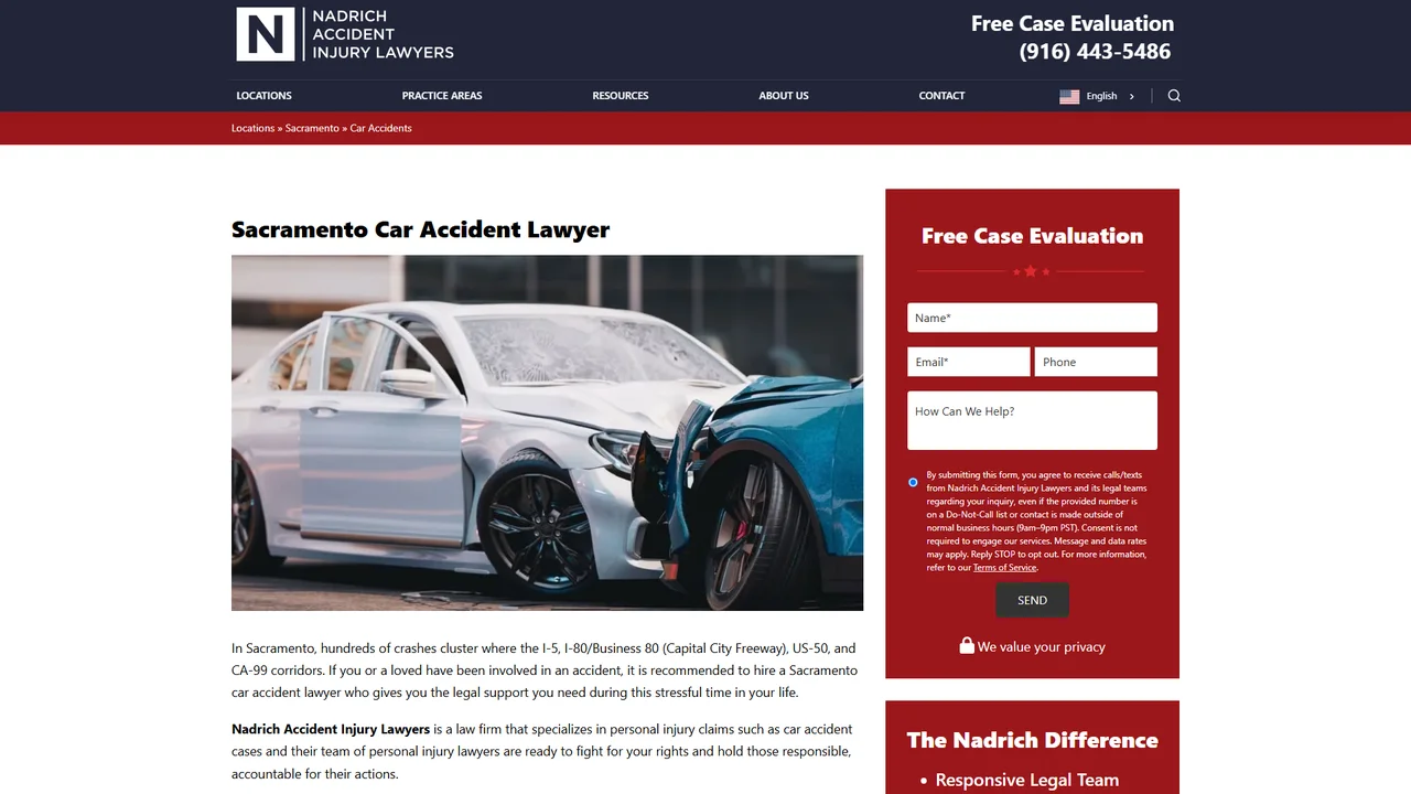 Nadrich Accident Injury Lawyers - Sacramento, CA office in Sacramento, California