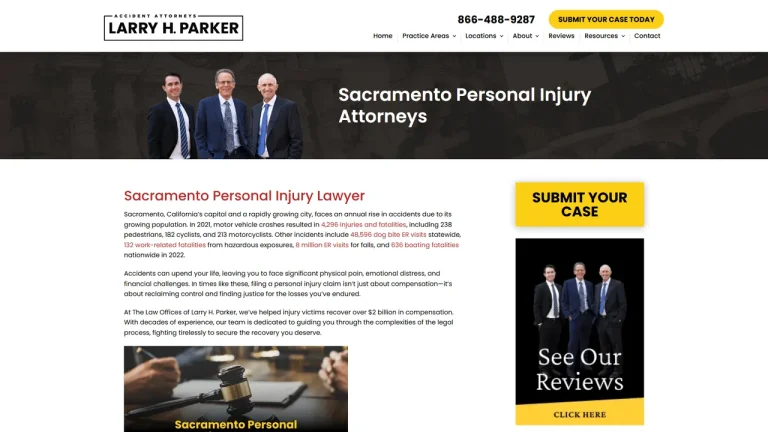 Larry H. Parker Accident Attorneys - Sacramento, CA - Attorney in Sacramento