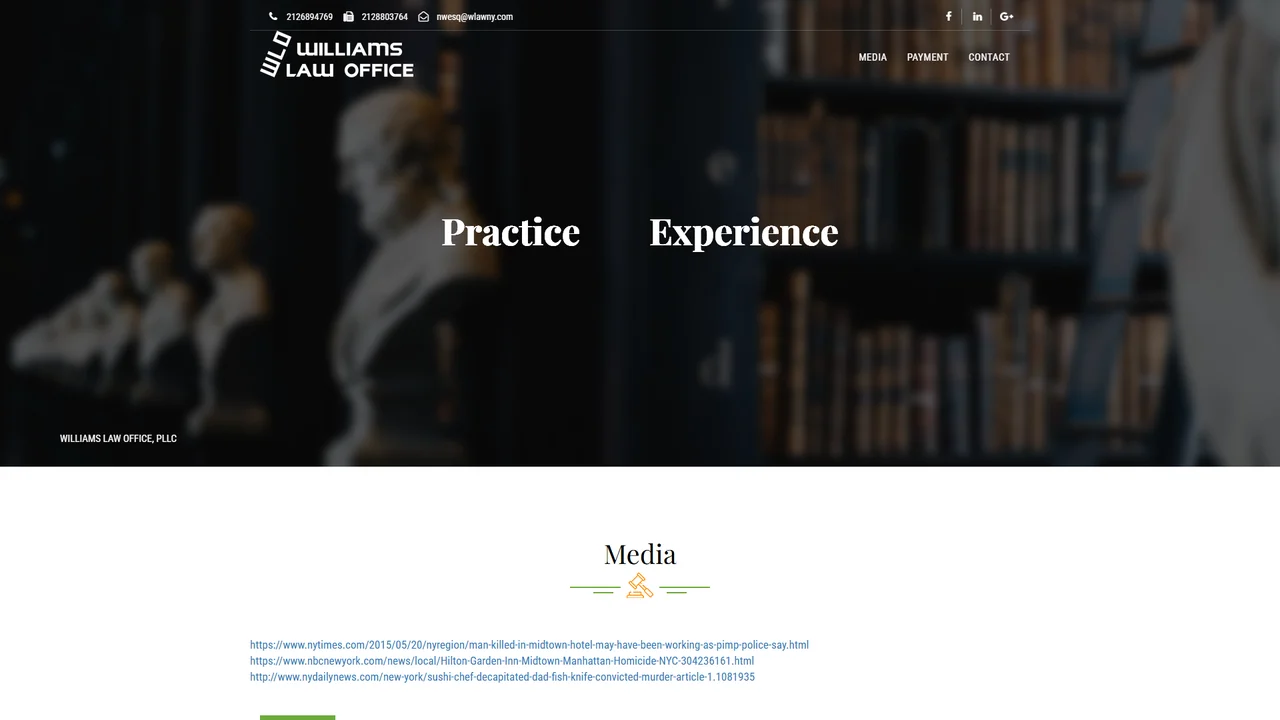 Williams Law Office, PLLC - NYC, New York office in New York City, New York