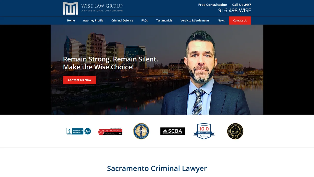 Wise Law Group, PC - Sacramento, CA office in Sacramento, California