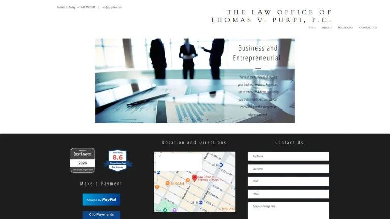 Law Office of Thomas V. Purpi, P.C. - NYC, New York - Attorney in New York City