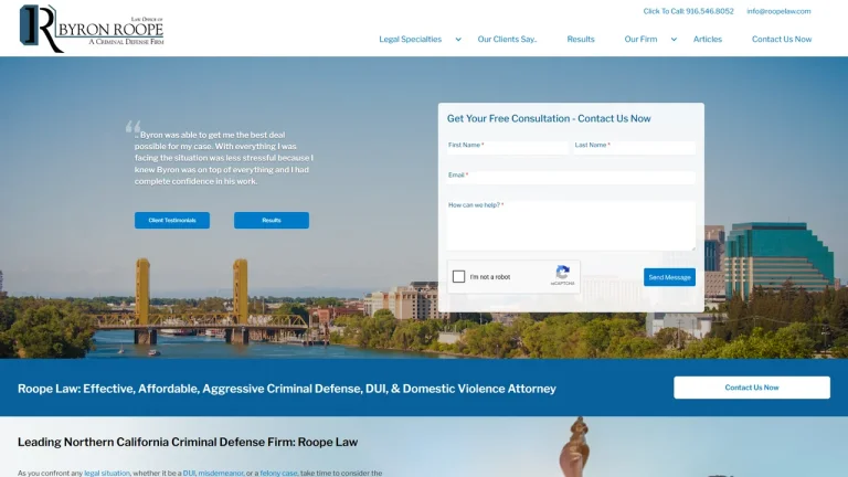 Law Office of Byron Roope - Sacramento, CA - Attorney in Sacramento