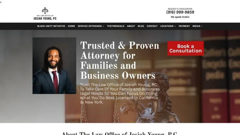 The Law Office of Josiah Young, PC - Sacramento, CA - Attorney in Sacramento
