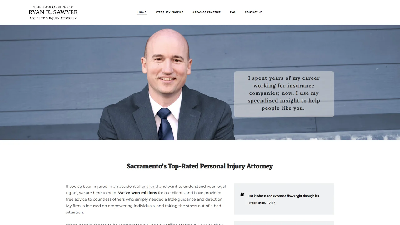 The Law Office of Ryan K. Sawyer - Sacramento, CA office in Sacramento, California