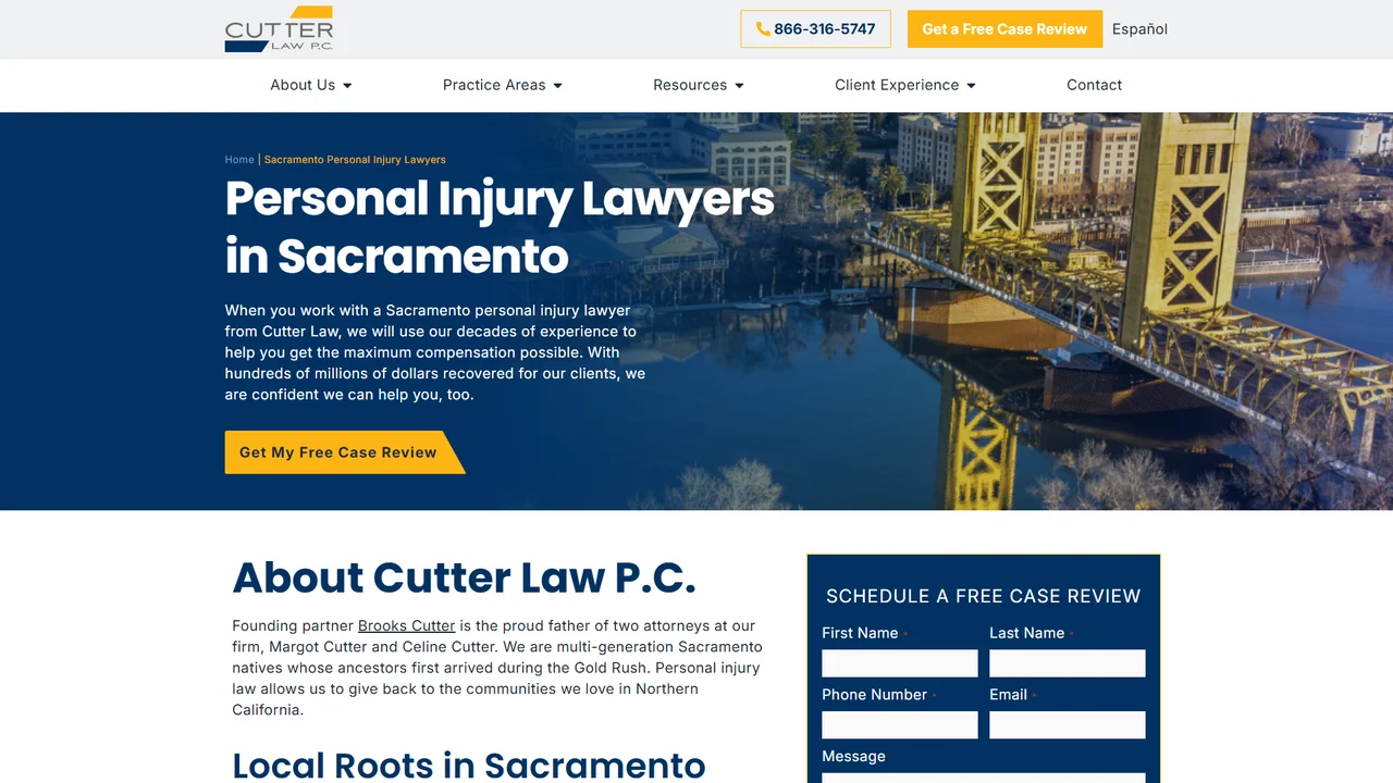 Cutter Law P.C. Sacramento, CA office in Sacramento, California