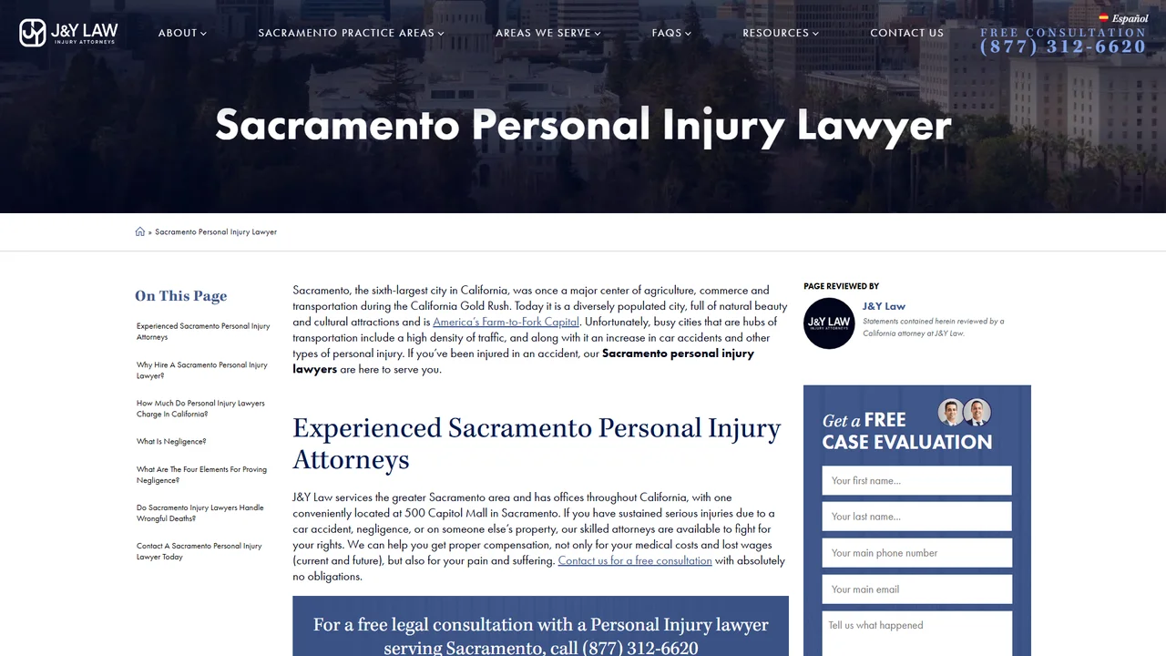 J&Y Law Injury and Accident Attorneys - Sacramento, CA office in Sacramento, California