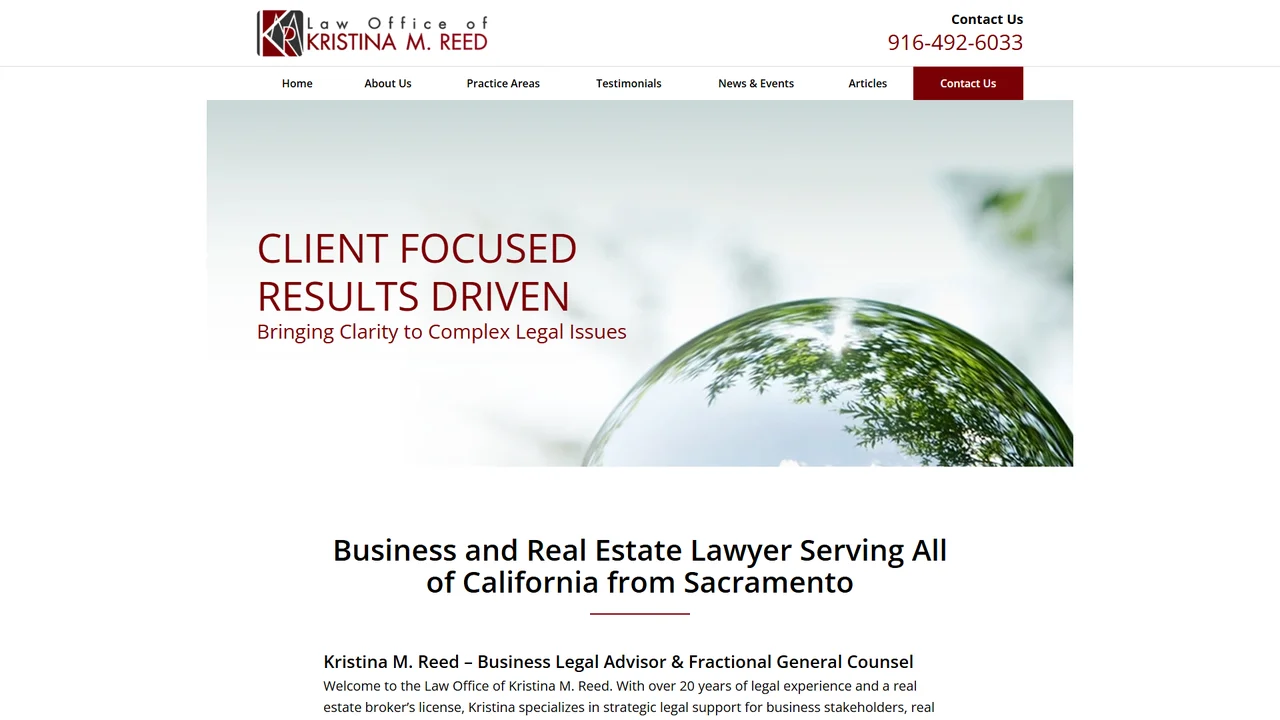 Law Office of Kristina M. Reed, PC Sacramento, CA office in Sacramento, California