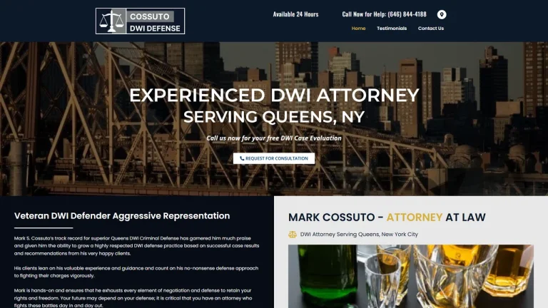 Cossuto DWI & Criminal Defense - NYC, New York - Attorney in New York City