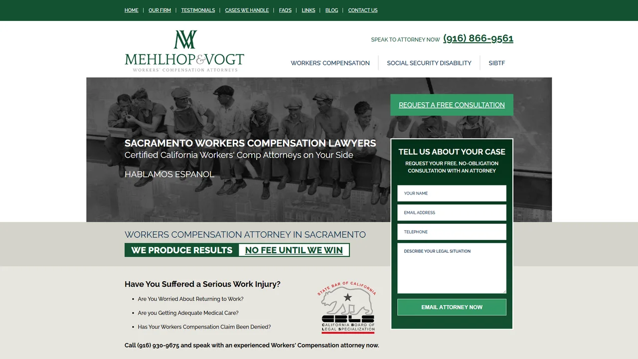 Mehlhop & Vogt Law Offices - Sacramento, CA office in Sacramento, California