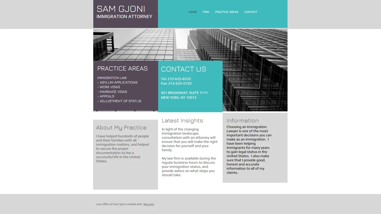 The Law Office of Sam Gjoni, P.C. - NYC, New York office in New York City, New York