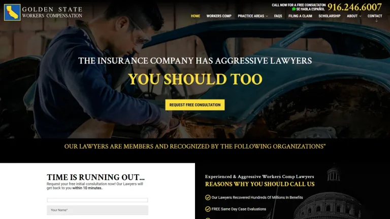Golden State Workers Compensation - Sacramento, CA - Attorney in Sacramento