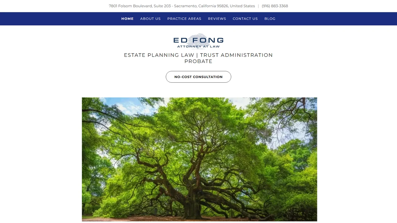 The Law Office of Ed Fong - Sacramento, CA office in Sacramento, California