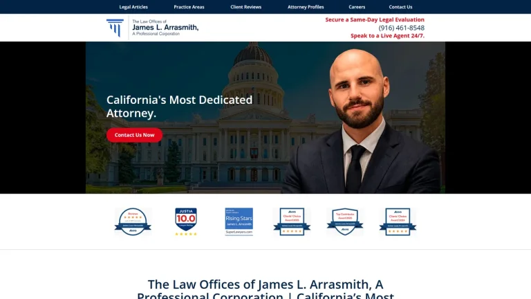 The Law Offices of James L. Arrasmith - Sacramento, CA - Attorney in Sacramento