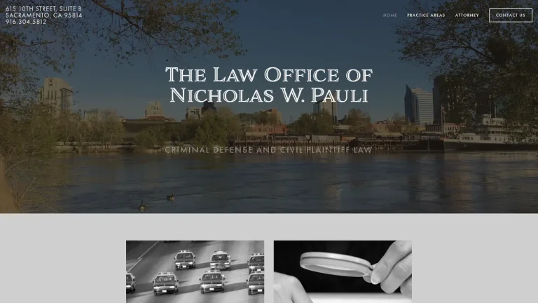 The Law Office Of Nicholas W. Pauli - Sacramento, CA - Attorney in Sacramento