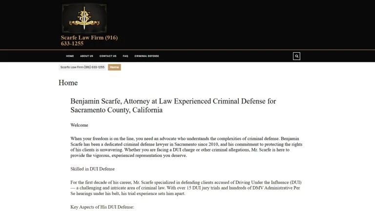 Scarfe Law Firm - Sacramento, CA - Attorney in Sacramento