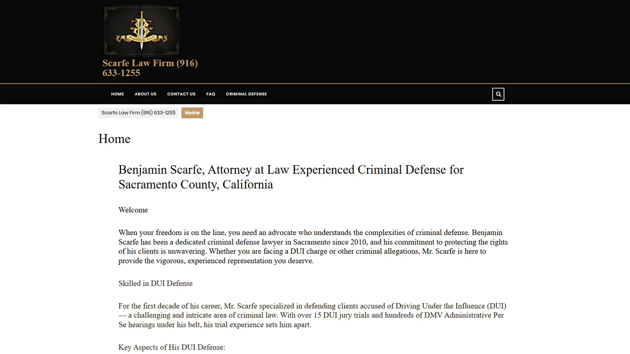 Scarfe Law Firm - Sacramento, CA office in Sacramento, California