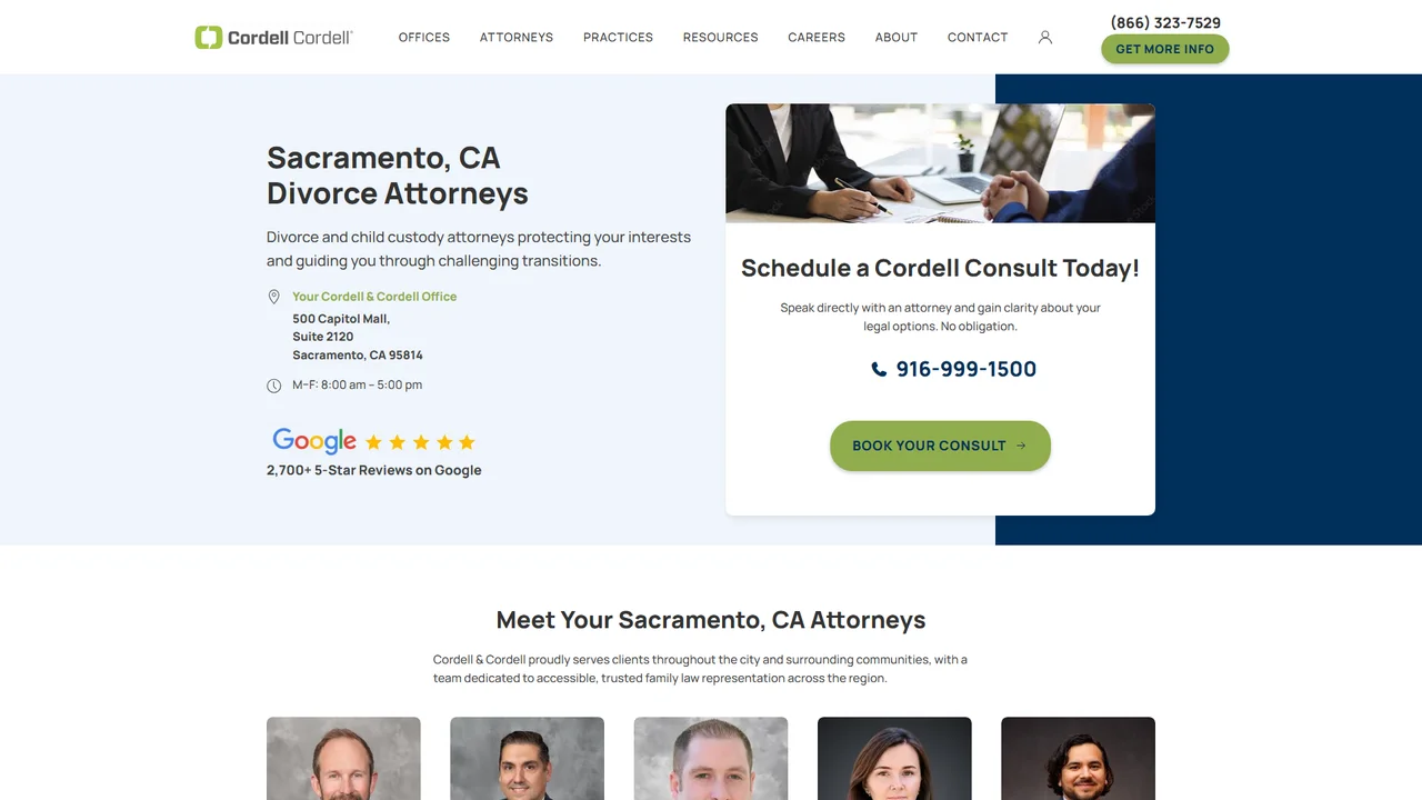 Cordell & Cordell Sacramento, CA office in Sacramento, California