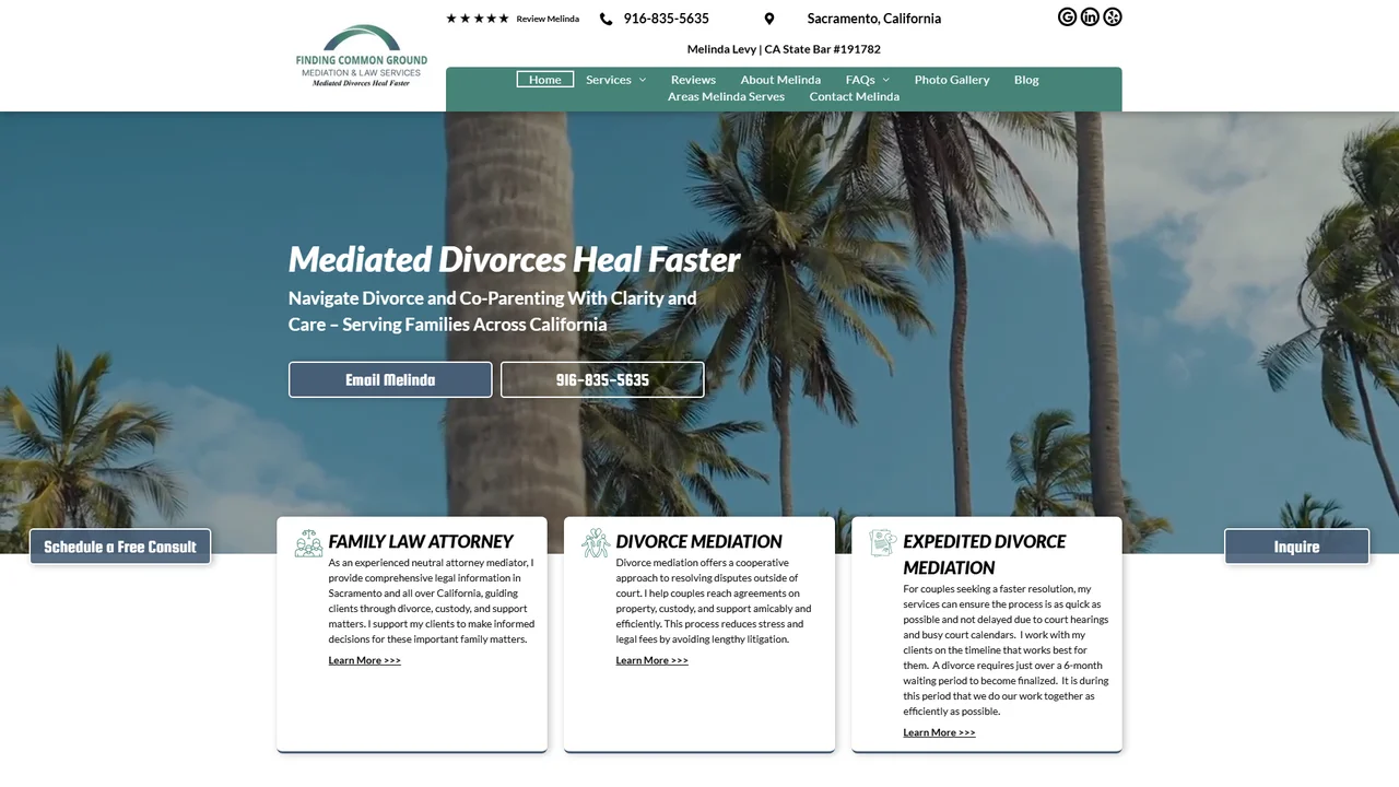 Finding Common Ground Mediation & Law Services™ - Sacramento, CA office in Sacramento, California