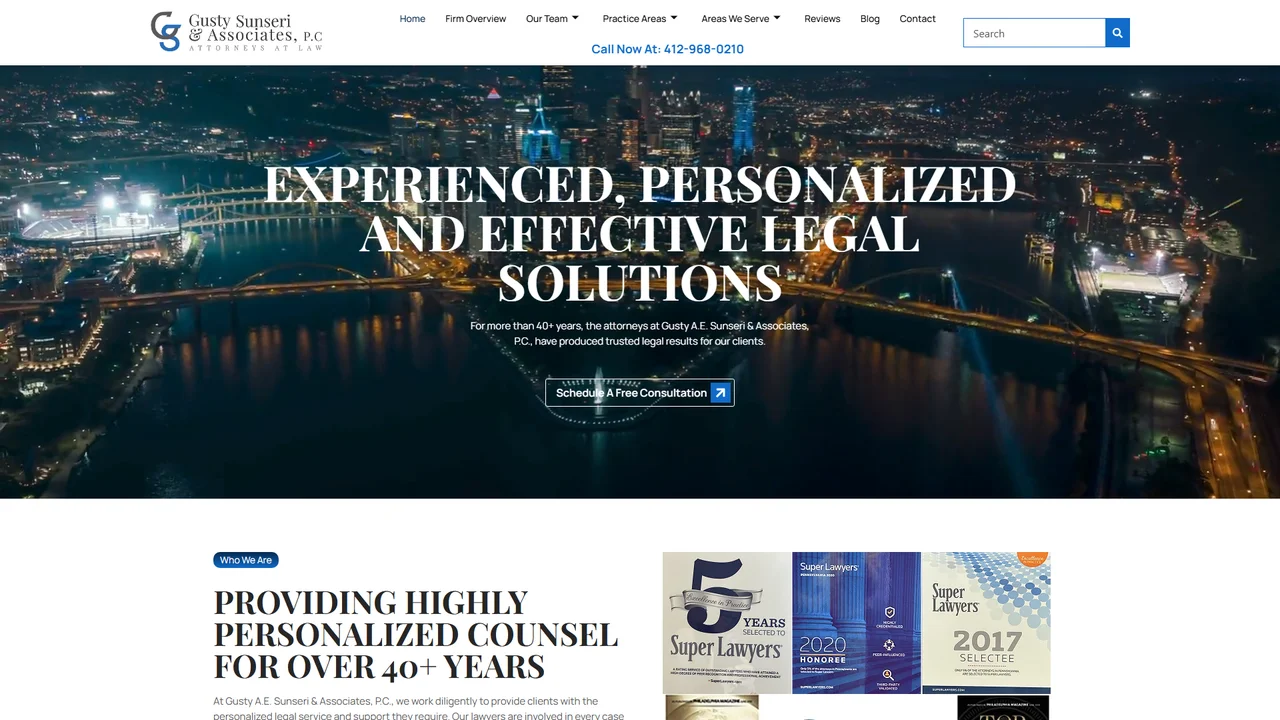 Gusty Sunseri & Associates, PC - Pittsburgh, PA office in Pittsburgh, Pennsylvania