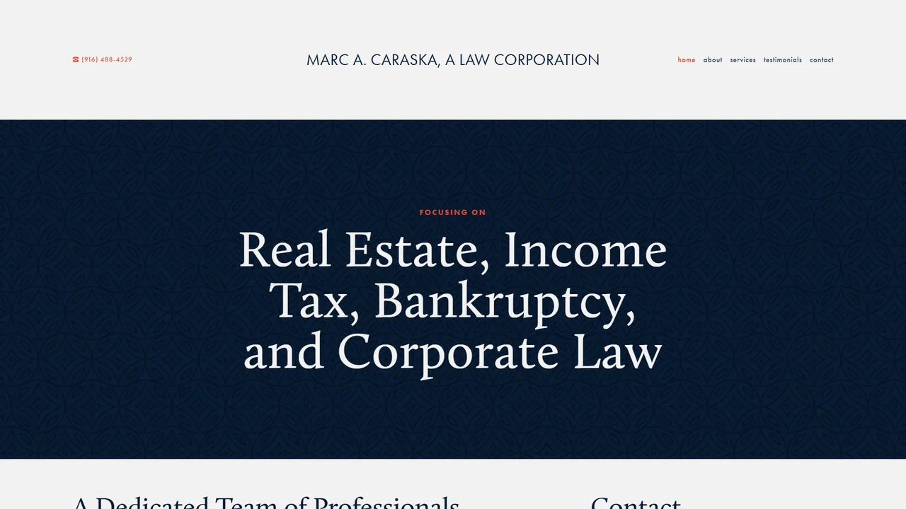 The Law Office of Marc A. Caraska - Sacramento, CA office in Sacramento, California