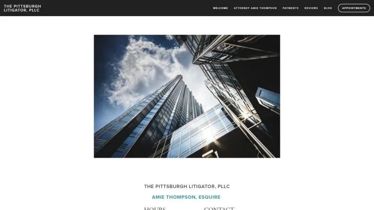 Amie Thompson, Esquire, The Pittsburgh Litigator, PLLC - Pittsburgh, PA - Attorney in Pittsburgh