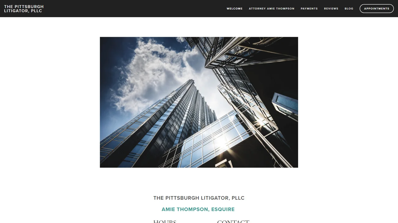 Amie Thompson, Esquire, The Pittsburgh Litigator, PLLC - Pittsburgh, PA office in Pittsburgh, Pennsylvania