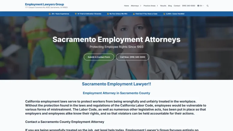 Employment Lawyers Group - Sacramento, CA - Attorney in Sacramento