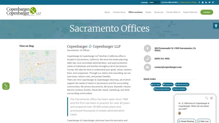 Copenbarger & Copenbarger LLP - Sacramento, CA - Attorney in Sacramento