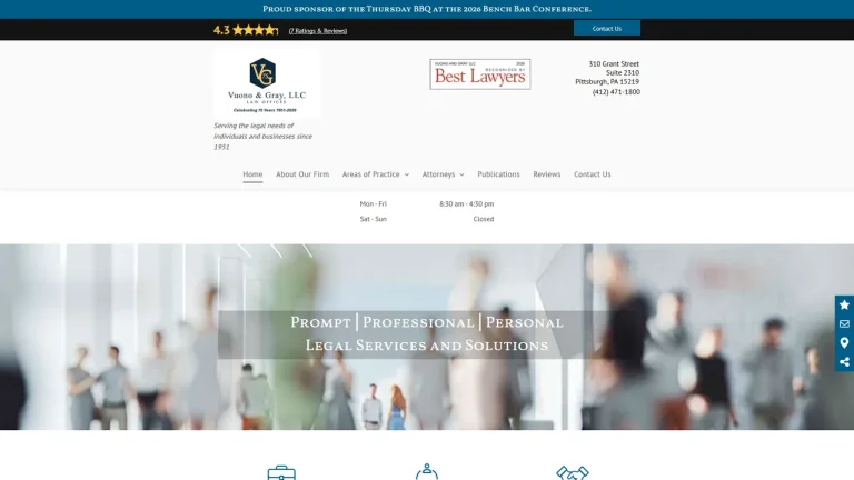 Vuono & Gray, LLC - Pittsburgh, PA - Attorney in Pittsburgh
