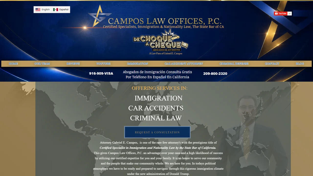 Campos Law Offices P.C. - Sacramento, CA office in Sacramento, California