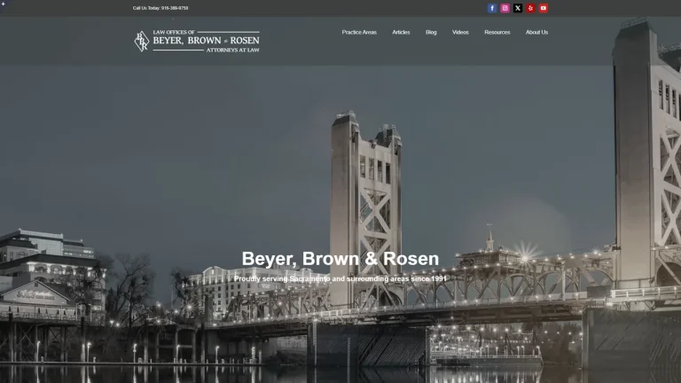 Beyer, Brown & Rosen, Inc. - Sacramento, CA - Attorney in Sacramento