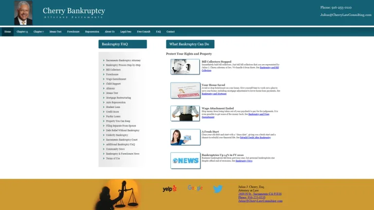 CHERRY BANKRUPTCY LAW - Sacramento, CA - Attorney in Sacramento