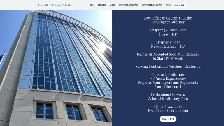 Law Office of George T. Burke Sacramento, CA - Attorney in Sacramento