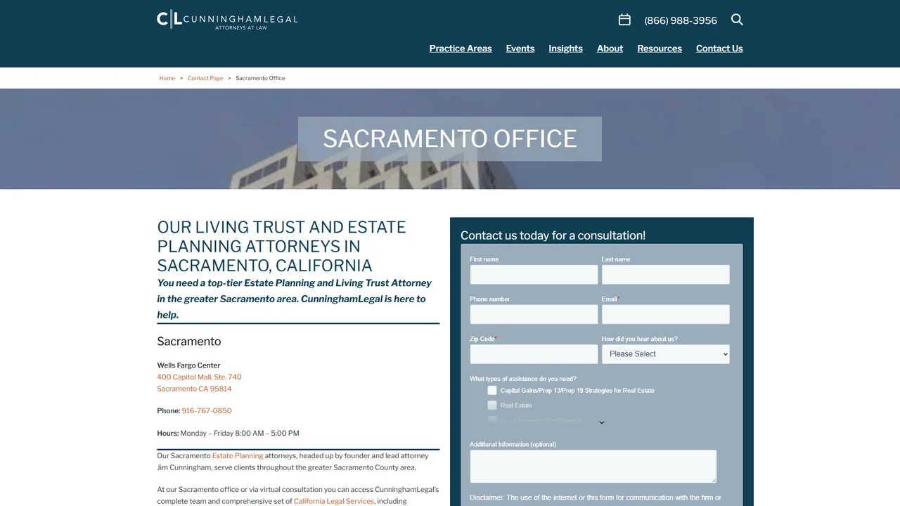 CunninghamLegal - Sacramento, CA office in Sacramento, California