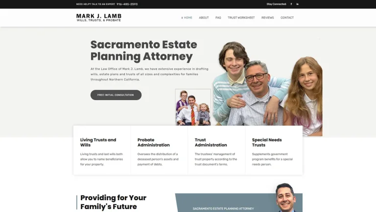 The Law Offices of Mark J. Lamb, Sacramento, CA - Attorney in Sacramento
