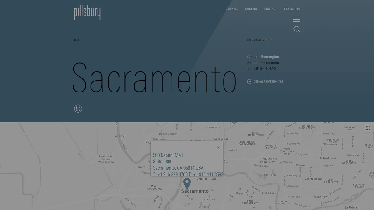 Pillsbury Winthrop Shaw Pittman LLP - Sacramento, CA office in Sacramento, California