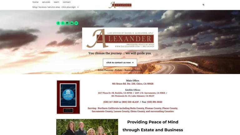 Law Offices of Daniel H. Alexander - Sacramento, CA - Attorney in Sacramento