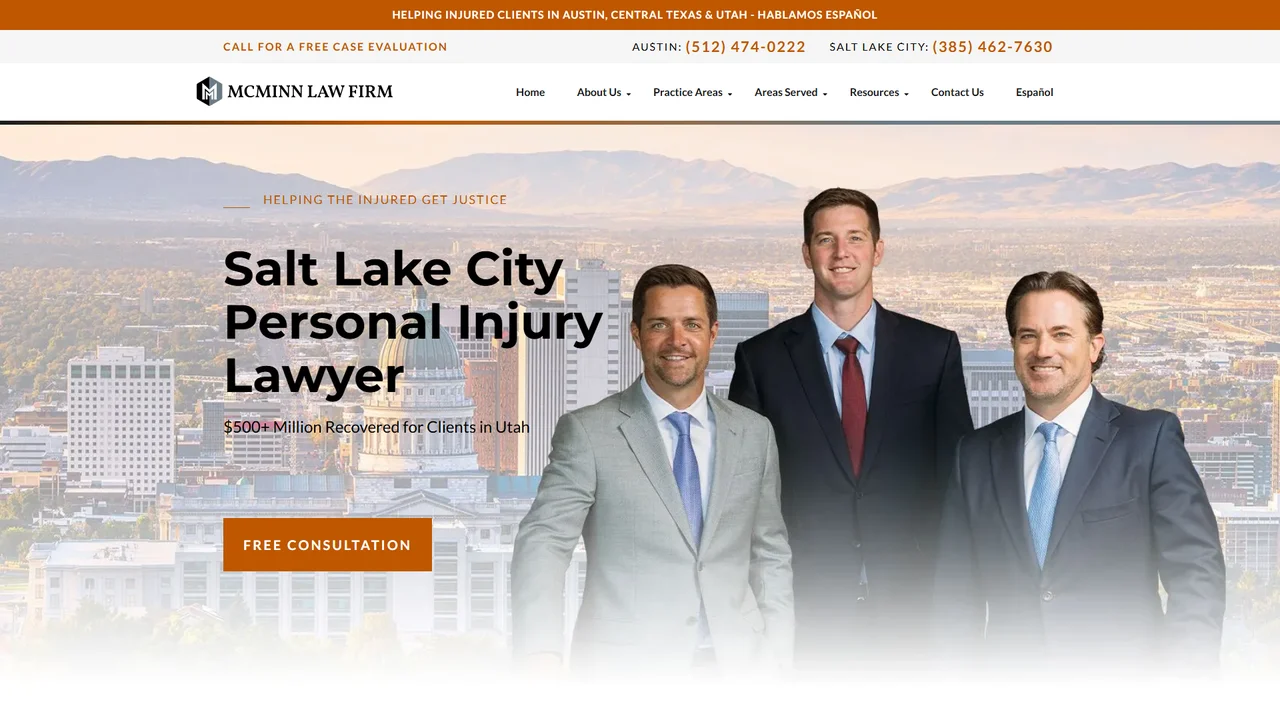 McMinn Personal Injury Lawyers Salt Lake City - Salt Lake City, UT office in Salt Lake City, Utah