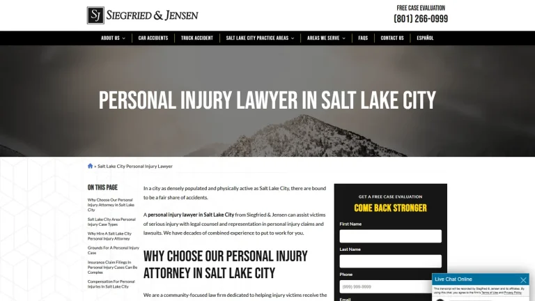 Siegfried & Jensen Personal Injury Attorneys - Salt Lake City, UT - Attorney in Salt Lake City