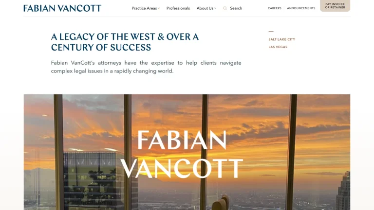 Fabian VanCott Salt Lake City, UT - Attorney in Salt Lake City