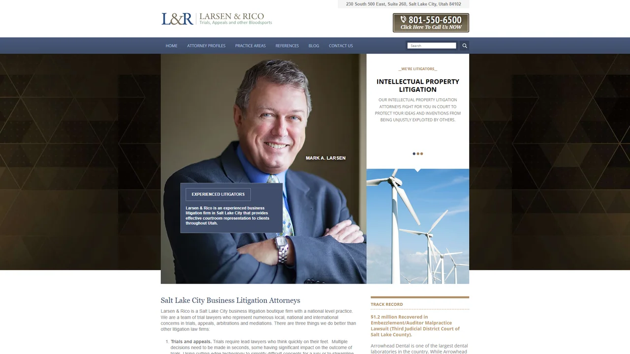 Larsen & Rico, PLLC Salt Lake City, UT office in Salt Lake City, Utah