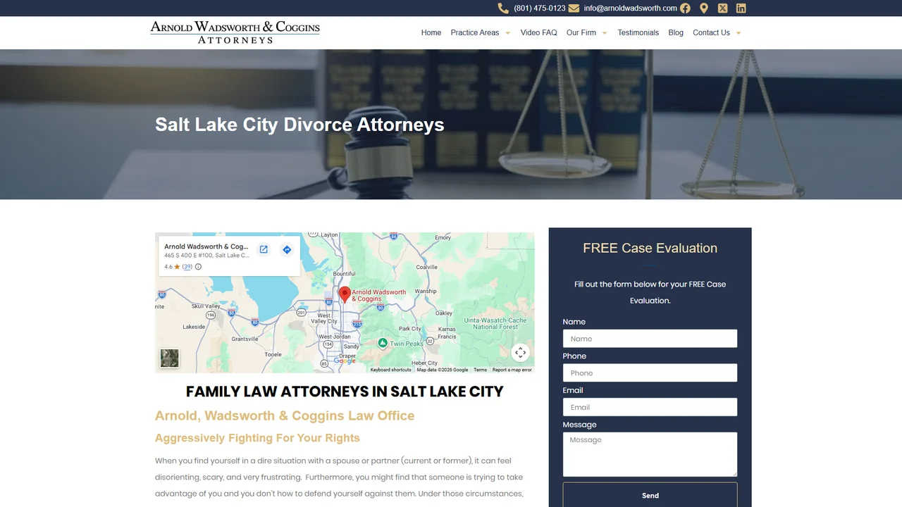 Arnold Wadsworth & Coggins Salt Lake City, UT office in Salt Lake City, Utah