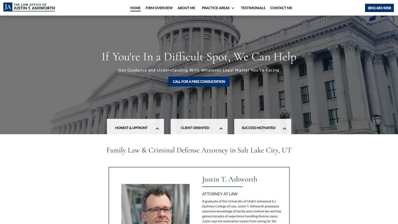 The Law Office of Justin T. Ashworth - Salt Lake City, UT office in Salt Lake City, Utah