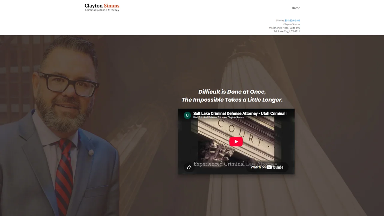 Attorney Clayton Simms - Salt Lake City, UT office in Salt Lake City, Utah