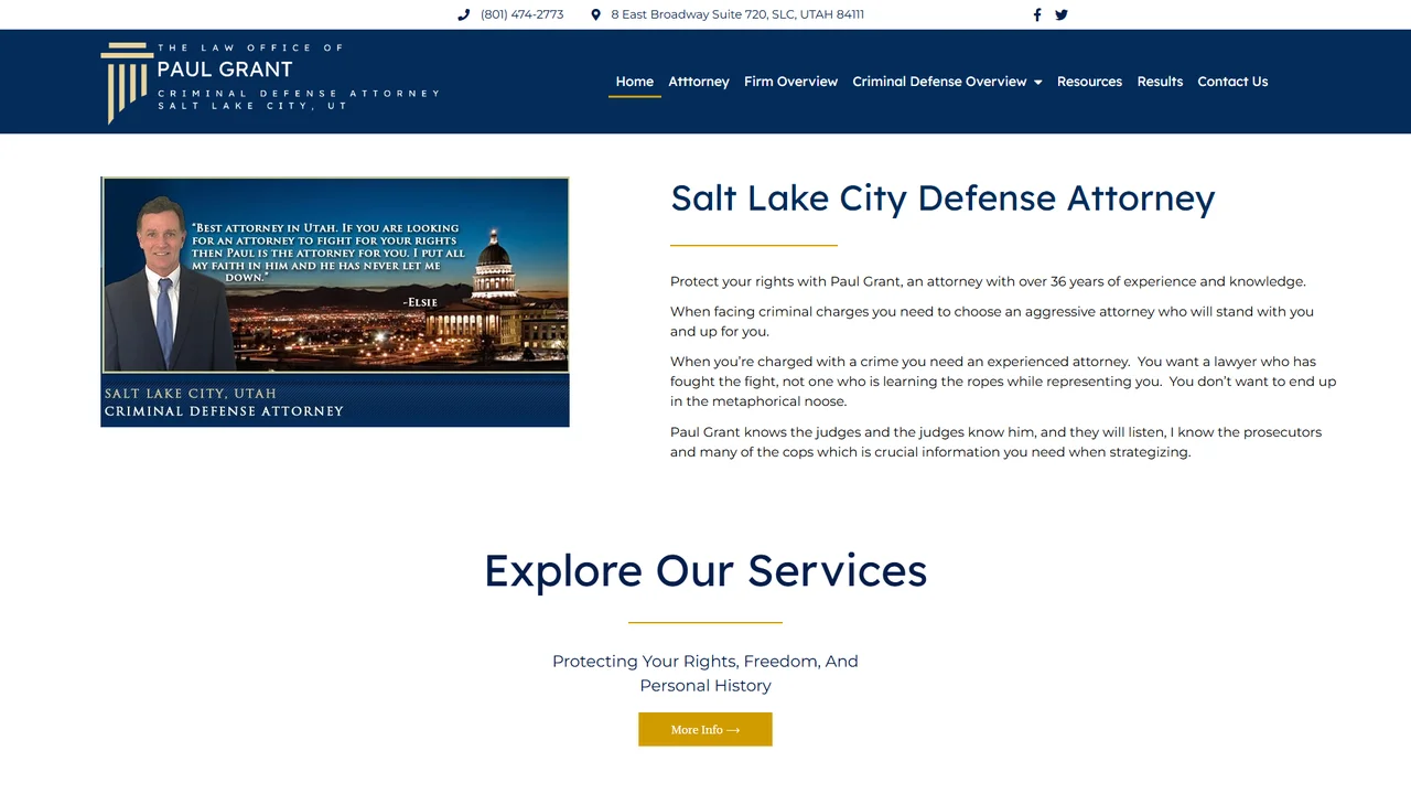 Paul Grant Attorney at Law - Salt Lake City, UT office in Salt Lake City, Utah