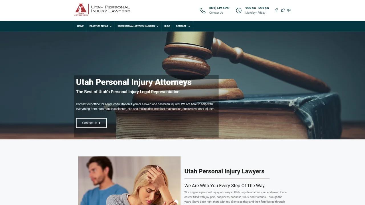 Utah Personal Injury Lawyers Salt Lake City, UT office in Salt Lake City, Utah