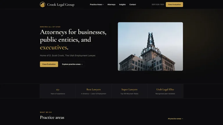 Crook Legal Group PLLC - Salt Lake City, UT - Attorney in Salt Lake City