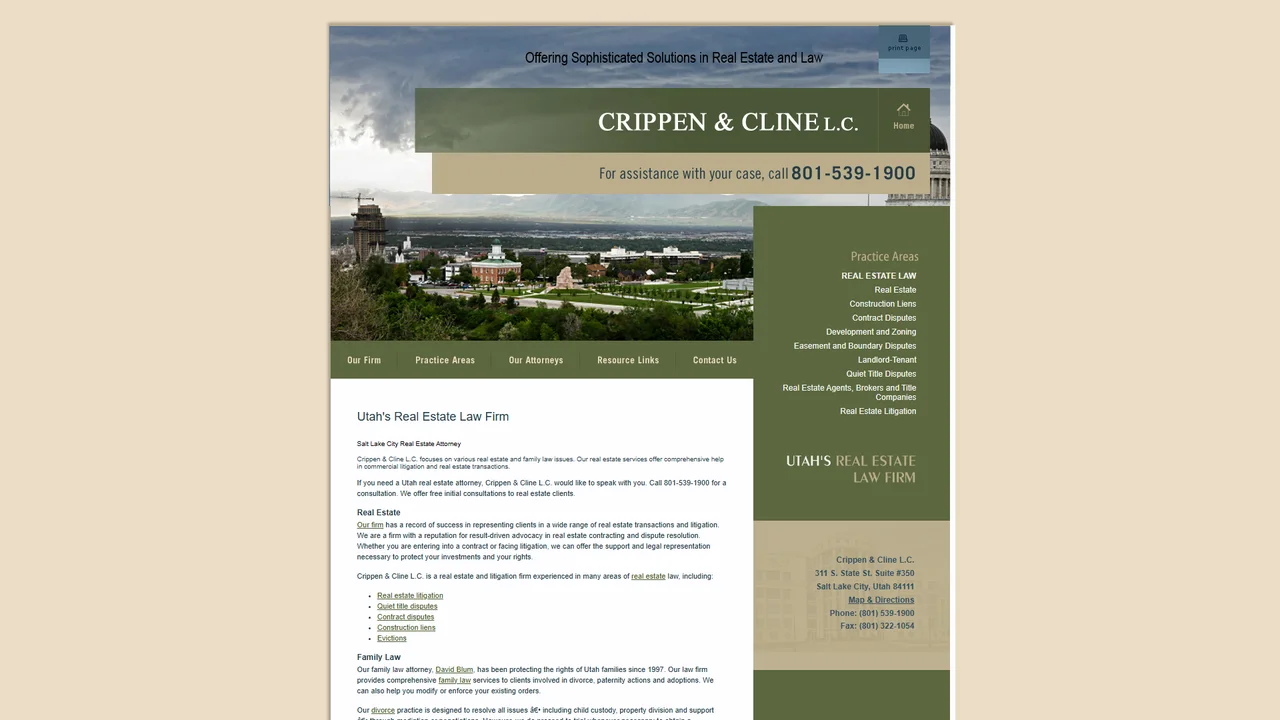 Crippen and Cline LC - Salt Lake City, UT office in Salt Lake City, Utah