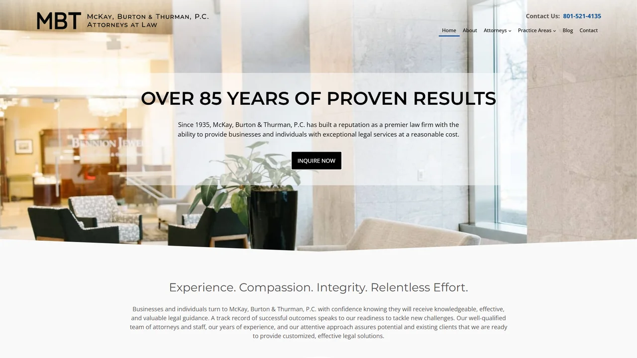 McKay, Burton & Thurman, P.C. - Salt Lake City, UT office in Salt Lake City, Utah