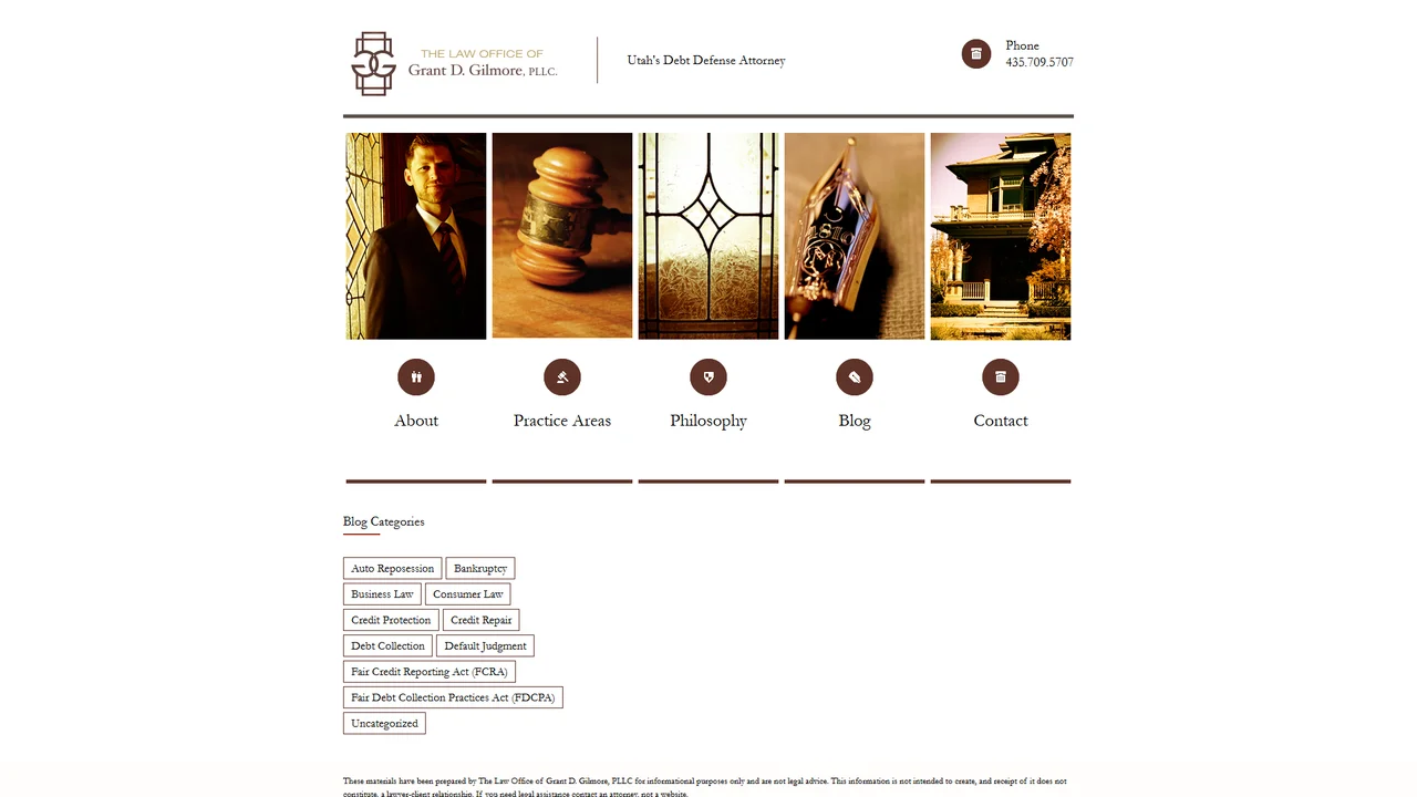 The Law Office of Grant D. Gilmore, PLLC - Salt Lake City, UT office in Salt Lake City, Utah